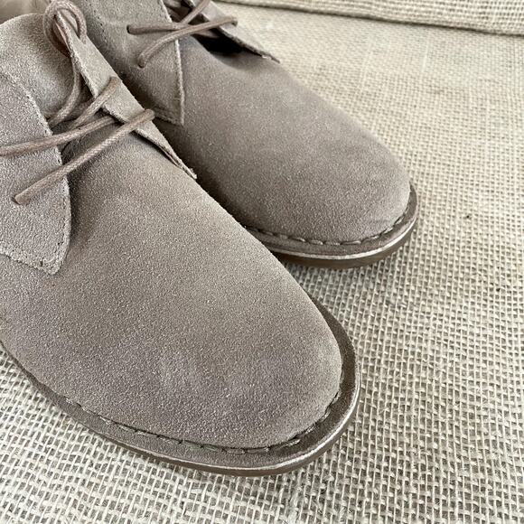 Kenneth Cole Real Deal Tan Suede Chukka Boots Lace Up Women's Size 5 - Picture 11 of 11